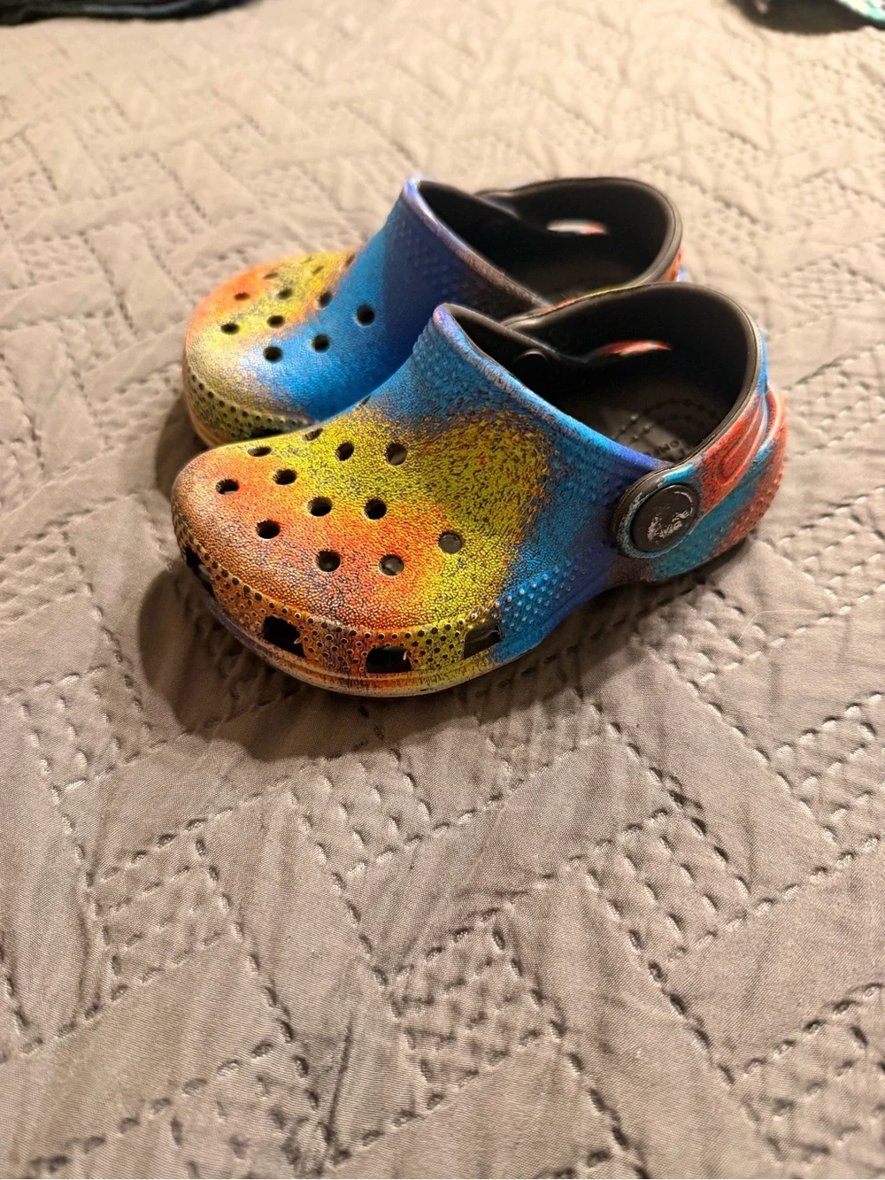 Baby  Tie-Dye Slip-On Crocs - Multicolor